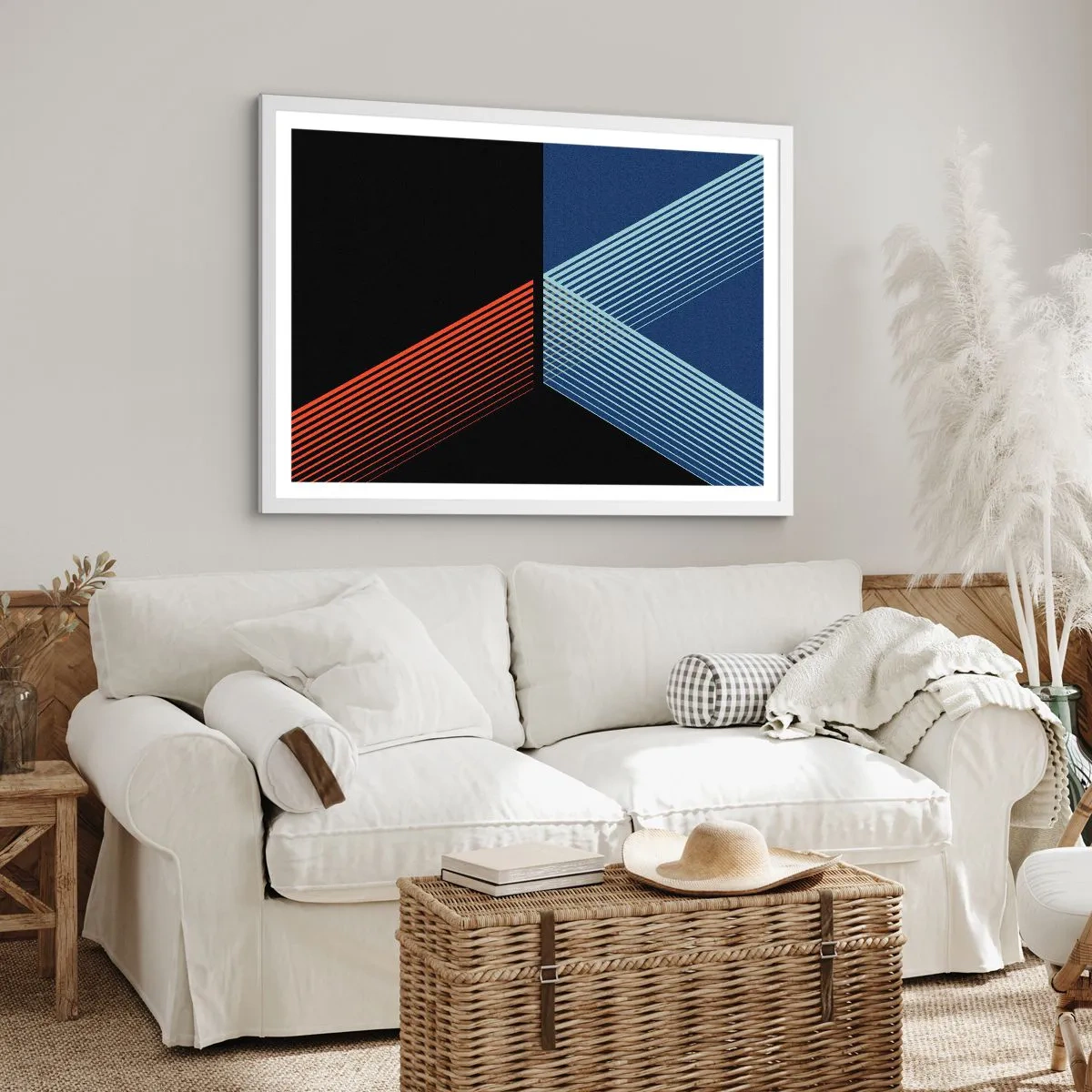 Plagát v bielom ráme - Jednoduchý príbeh - 50x40 cm