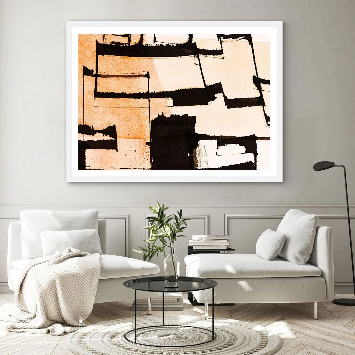 Plagát v bielom ráme - Avšak poriadok - 40x30 cm