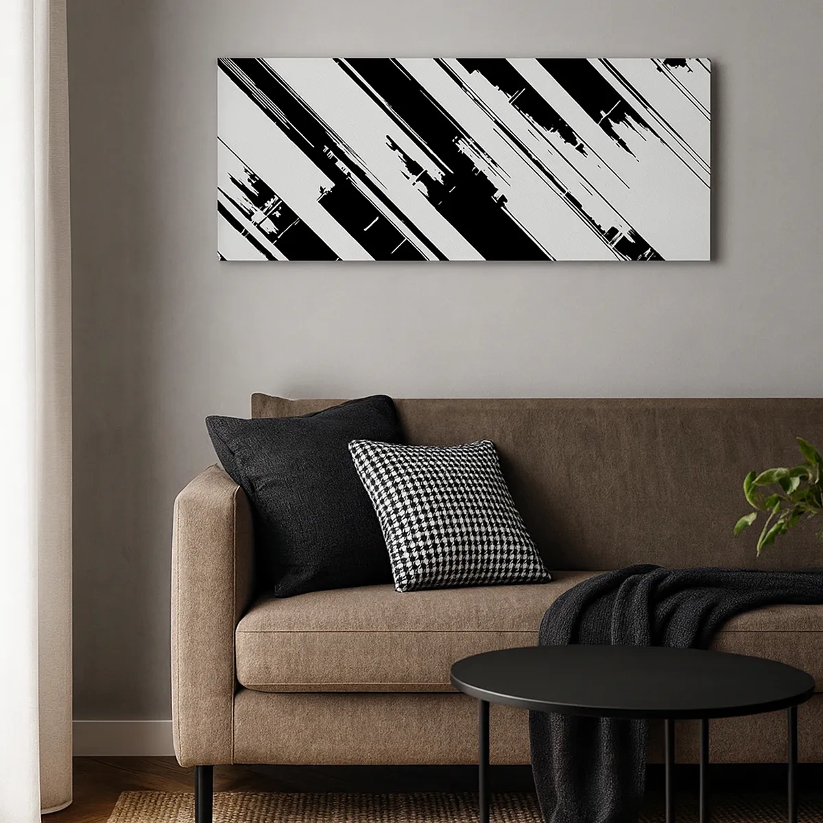 Obraz na plátne - Intenzívna a dynamická kompozícia - 30x30 cm