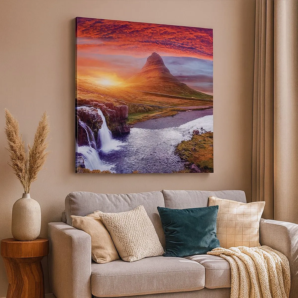 Obraz na plátne - Pohľad na Stredozem - 30x30 cm