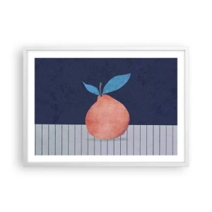 Plagát v bielom ráme - Konvexita a rovina - 70x50 cm