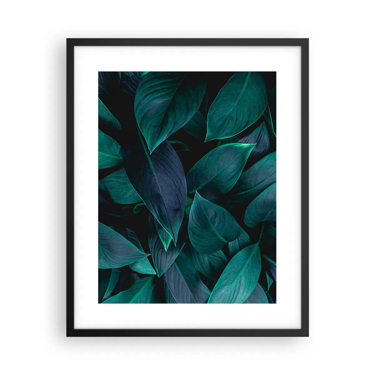 Plagát v čiernom ráme - Zeleň sama o sebe - 40x50 cm