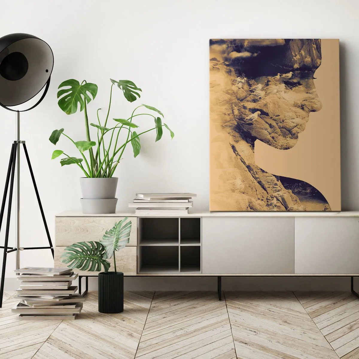 Obraz na plátne - Krásna od prírody - 55x100 cm