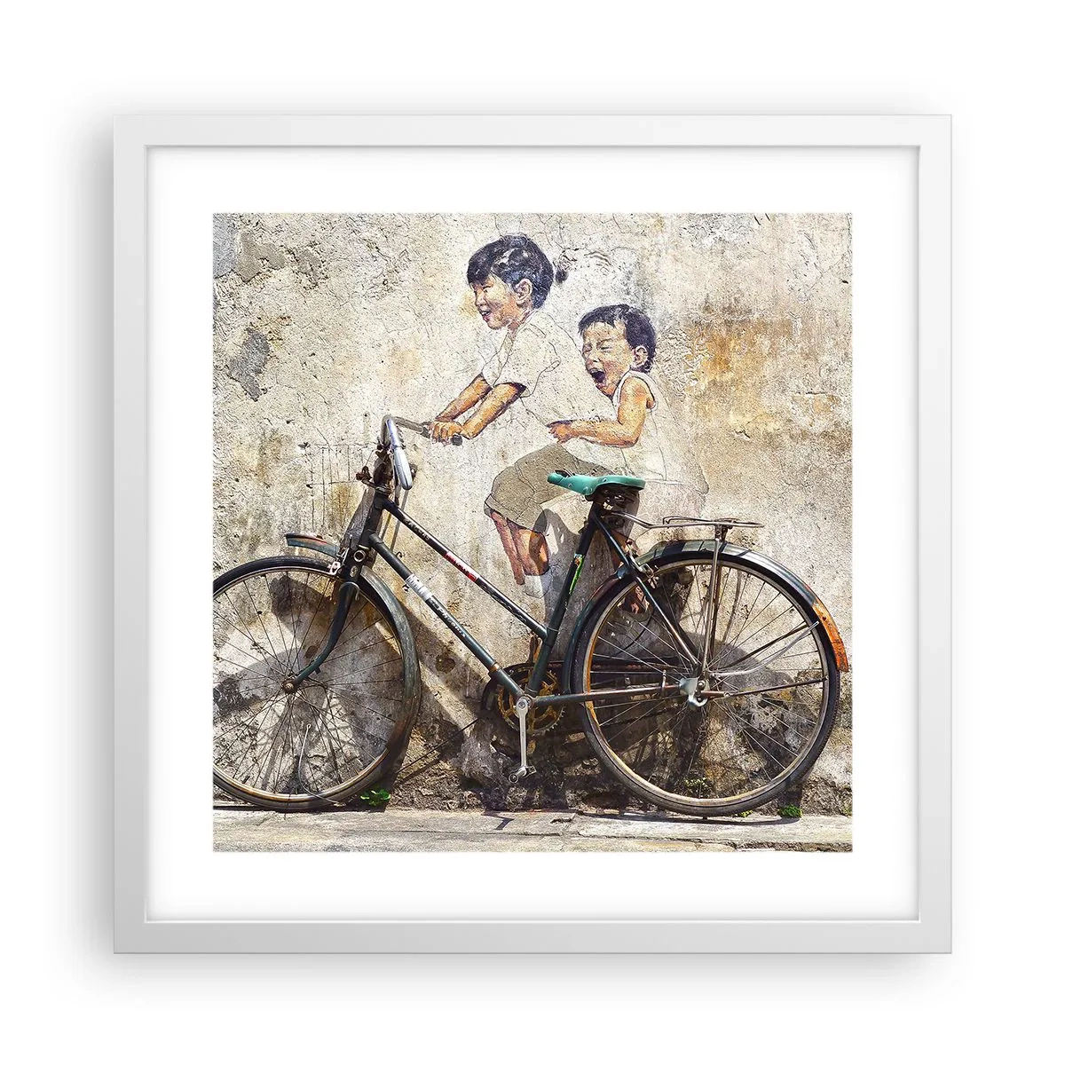 Plagát v bielom ráme - Pravda alebo klam? - 40x40 cm