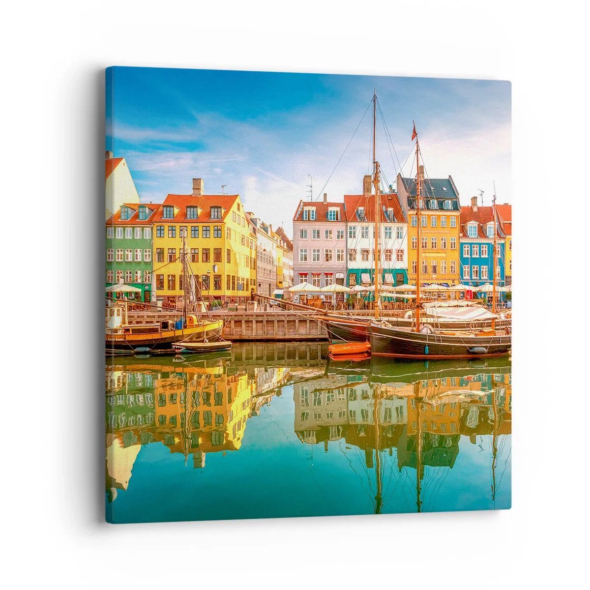 Obraz na plátne - Pri vode hladkej ako zrkadlo - 40x40 cm