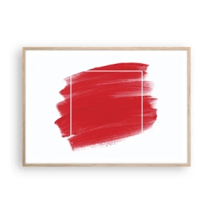 Plagát v ráme zo svetlého duba - Mimo rám - 100x70 cm