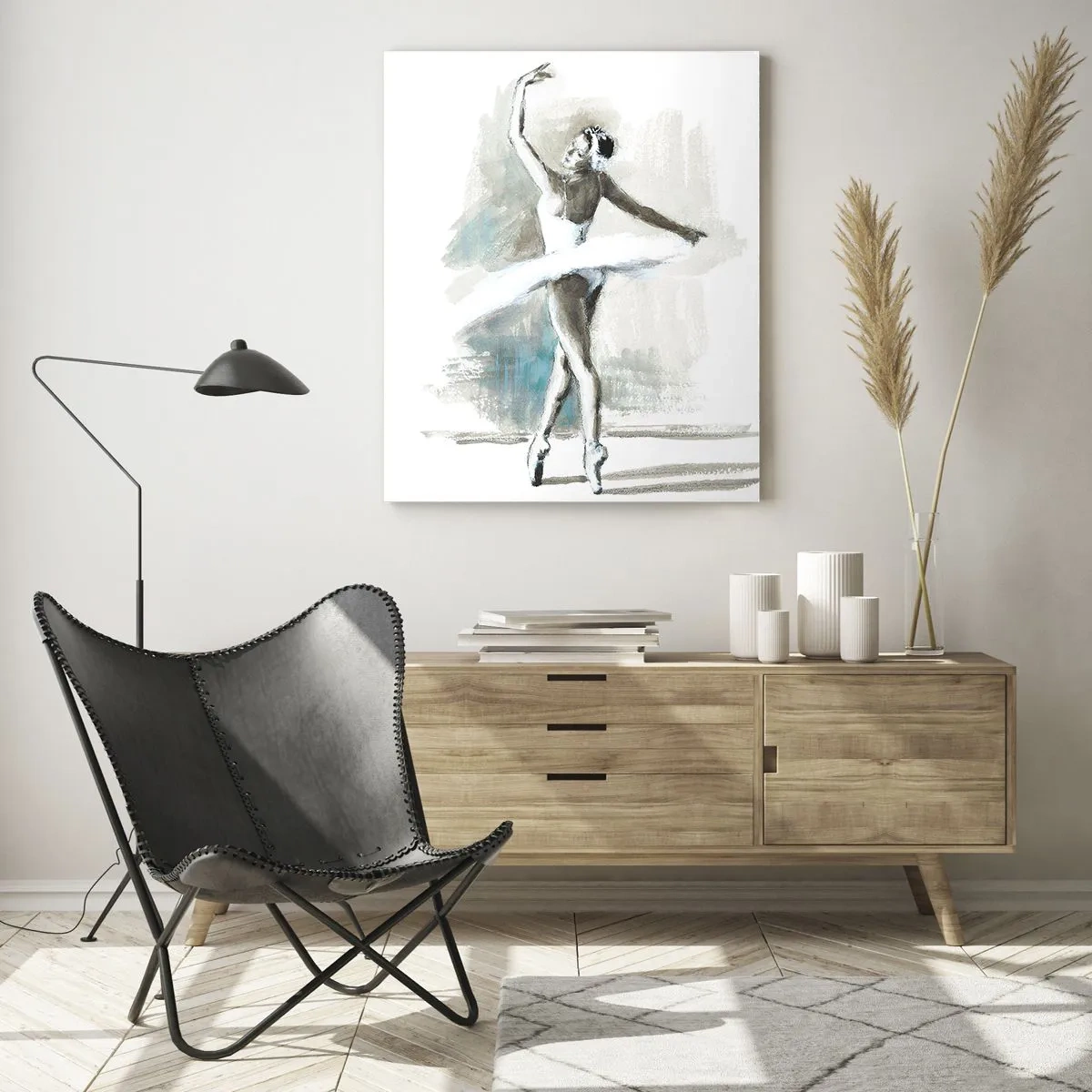 Obraz na skle - Zakliata do labute - 50x70 cm