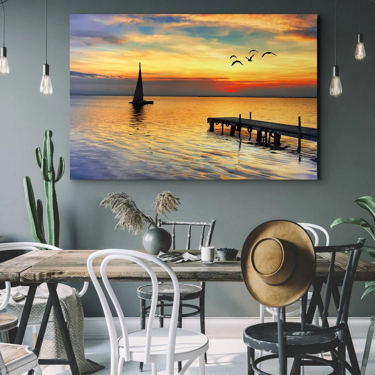 Obraz na plátne - Večerné návraty - 120x80 cm