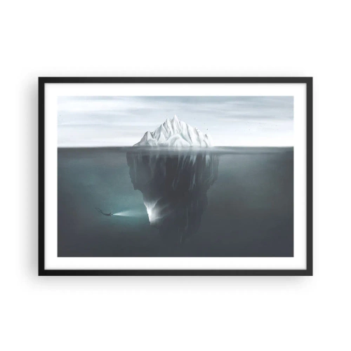 Plagát v čiernom ráme - Podvodné tajomstvo - 70x50 cm