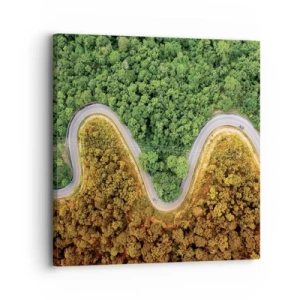 Obraz na plátne - Hranice a prelomy - 30x30 cm
