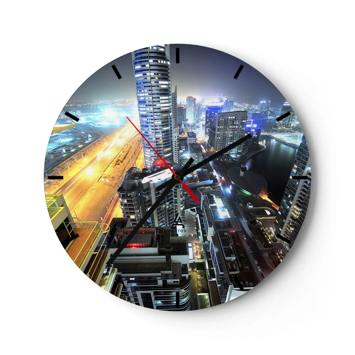 Nástenné hodiny - Zázrak na púšti - 40x40 cm