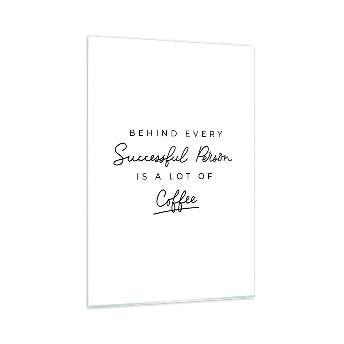 Obraz na skle - Tajomstvo úspechu - 80x120 cm