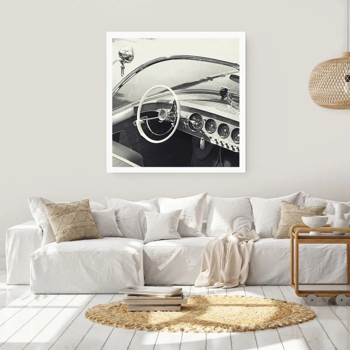 Plagát - Počasie pre bohatých - 40x40 cm