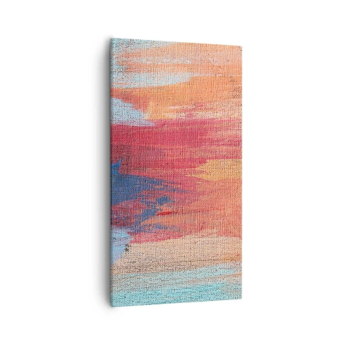 Obraz na plátne - Stekať dúhou - 55x100 cm