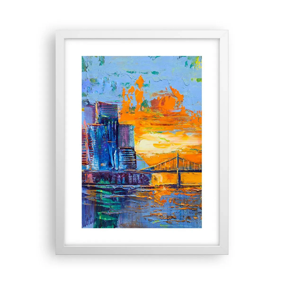 Plagát v bielom ráme - Kultúra a príroda - 30x40 cm