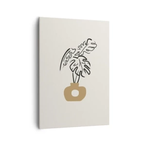 Obraz na plátne - Monstera – ozdoba pre domácnosť - 50x70 cm