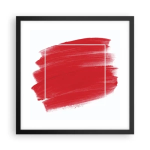 Plagát v čiernom ráme - Mimo rám - 40x40 cm