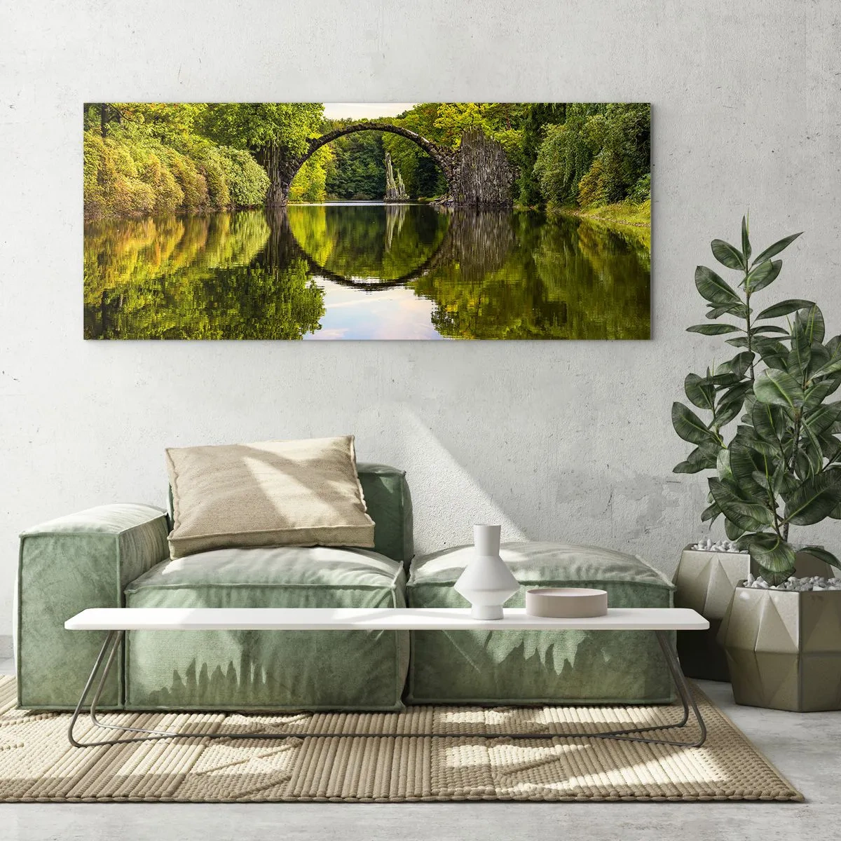 Obraz na skle - Na rozhraní dvoch svetov - 160x50 cm