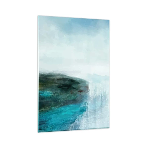Obraz na skle - Námorná abstrakcia - 80x120 cm