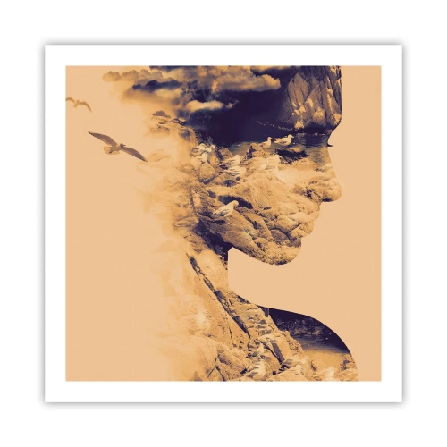 Plagát - Krásna od prírody - 60x60 cm