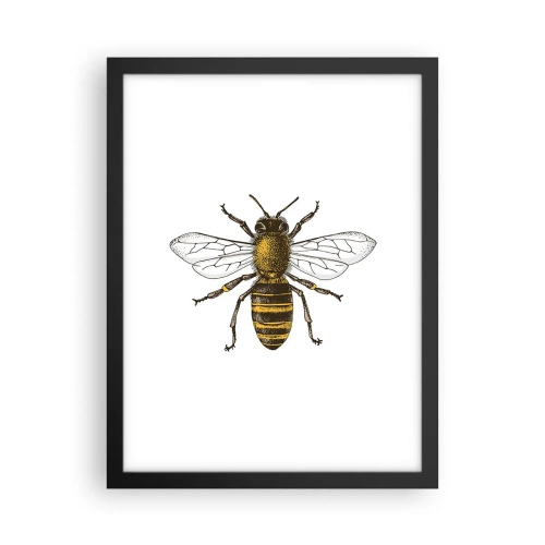 Plagát v čiernom ráme - Krásna a dobrá - 30x40 cm