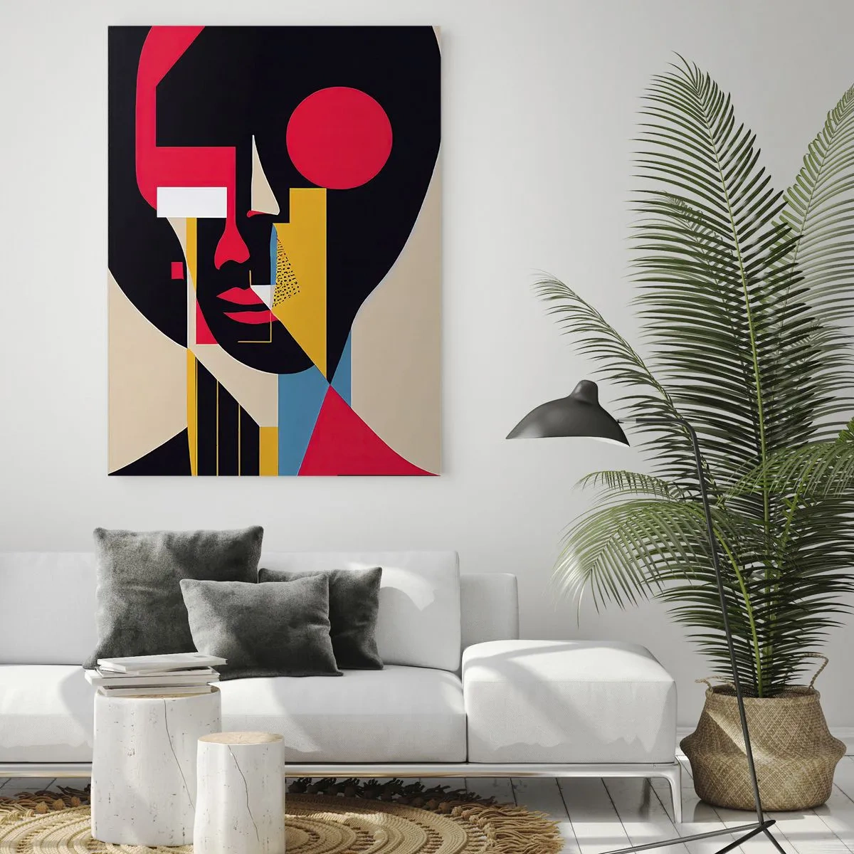 Obraz na skle - Jej vnútorný svet - 50x70 cm