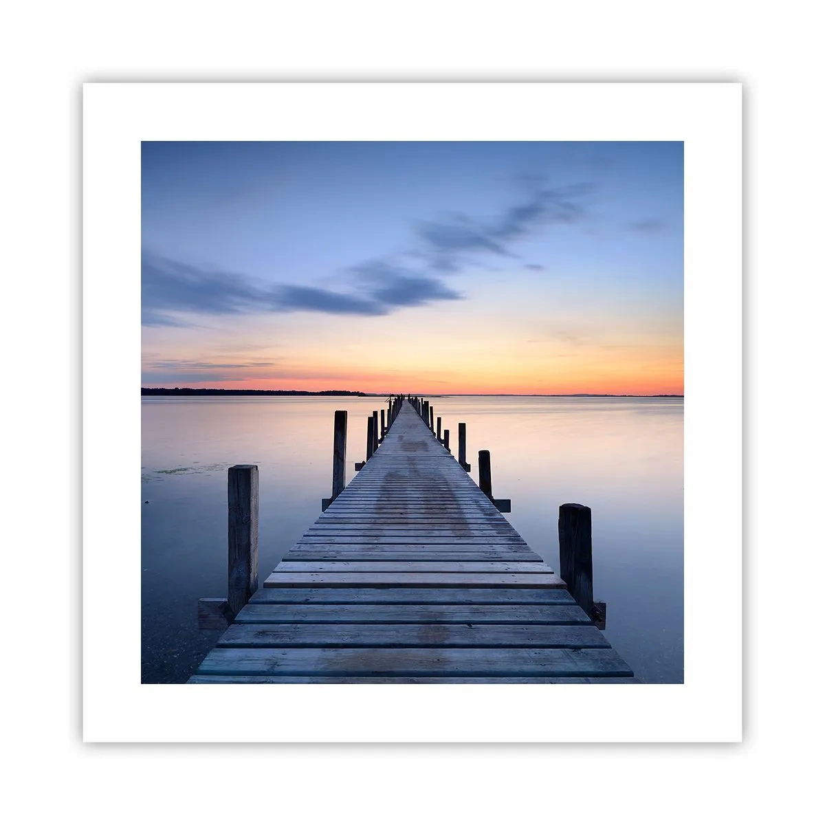 Plagát - Pokoj príjemného súmraku - 40x40 cm