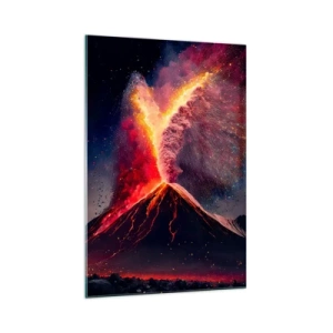 Obraz na skle - Krása a hrôza - 70x100 cm