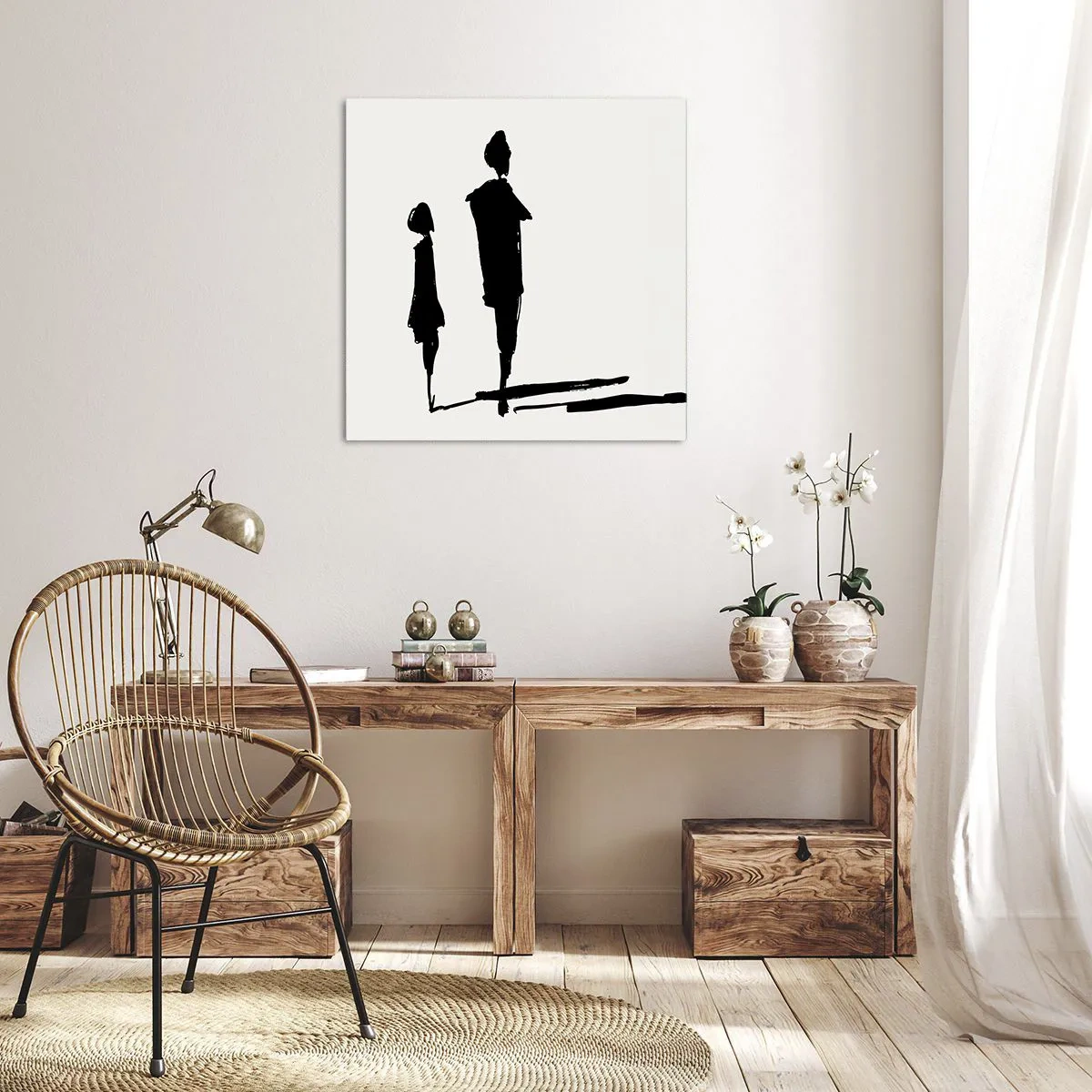 Obraz na plátne - Určite spolu? - 50x50 cm