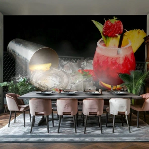 Fototapeta Premium Sand - Vykúzliť chuť - Pite, Koktail, Shaker - 200x140 cm