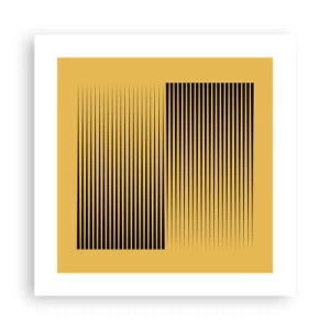 Plagát - Štvorec protikladov - 40x40 cm