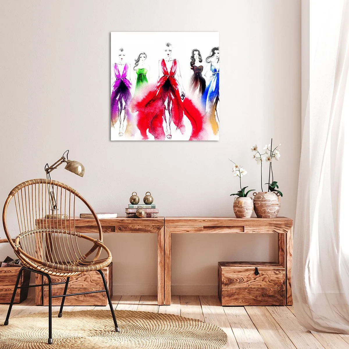 Obraz na plátne - Nálada na kostýmy - 70x70 cm