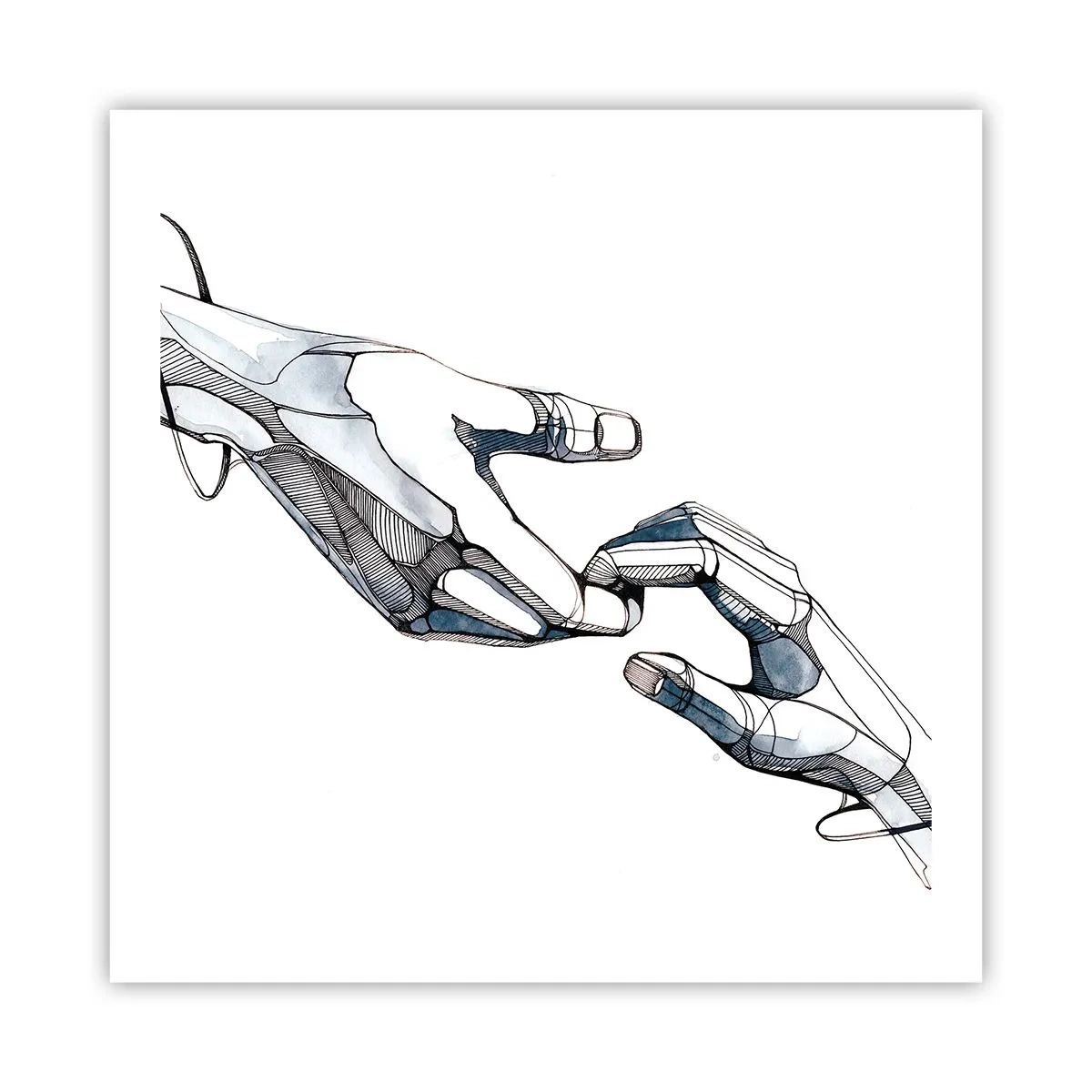 Plagát - Dobré gesto - 60x60 cm