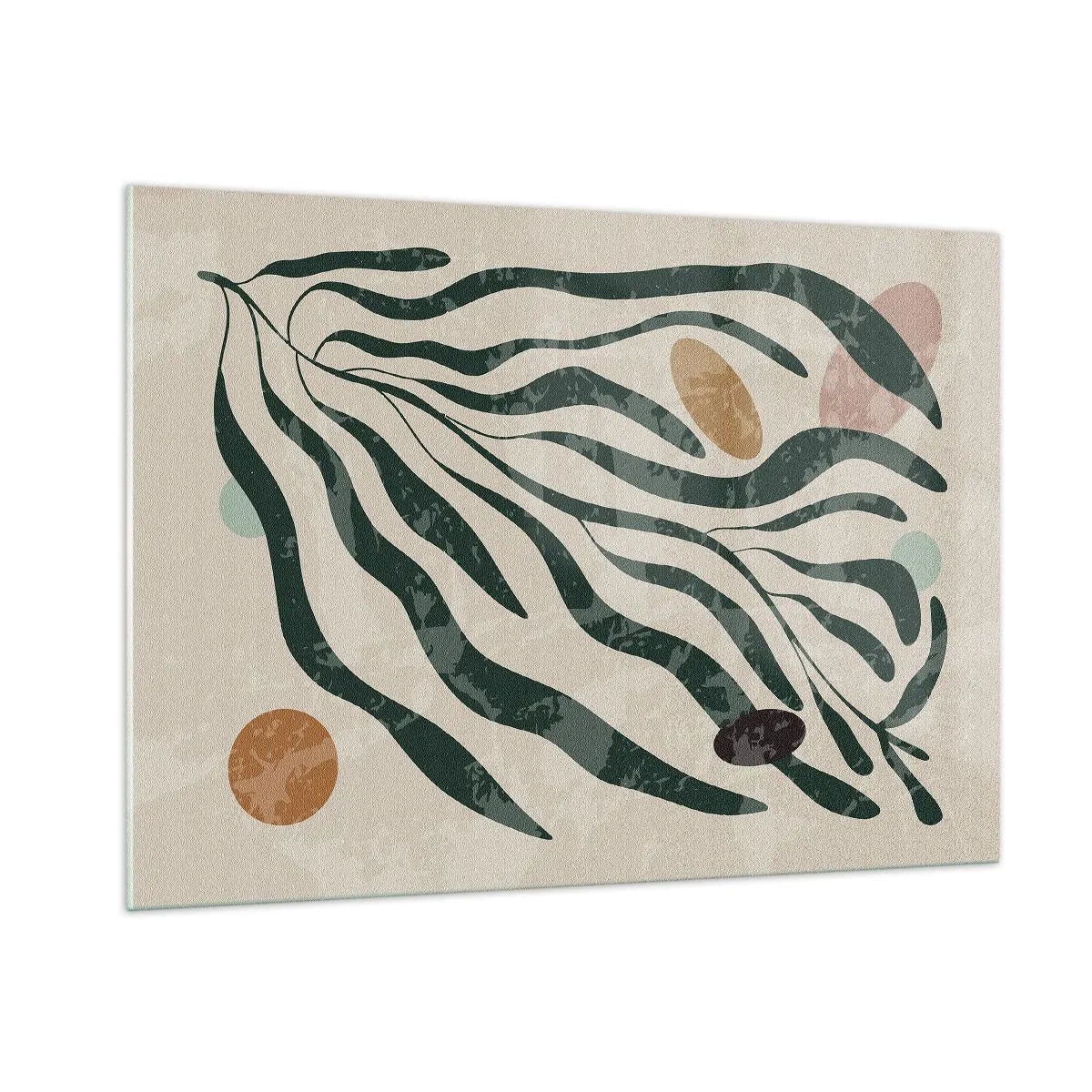 Obraz na skle - Uprostred zelene - 100x70 cm