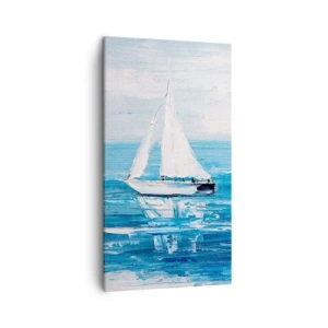 Obraz na plátne - S priateľom po boku - 45x80 cm