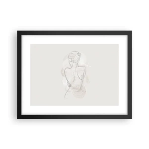 Plagát v čiernom ráme - Ako citlivý nástroj - 40x30 cm