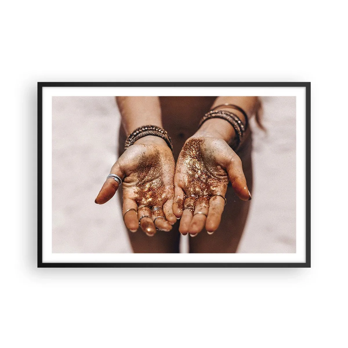 Plagát v čiernom ráme - Darček pre teba - 91x61 cm