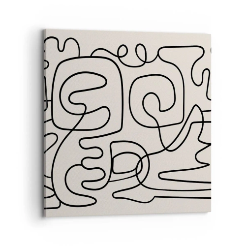 Obraz na plátne - Podľa stopy - 70x70 cm