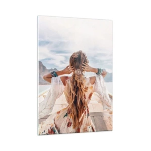 Obraz na skle - Na ceste ku šťastiu - 50x70 cm