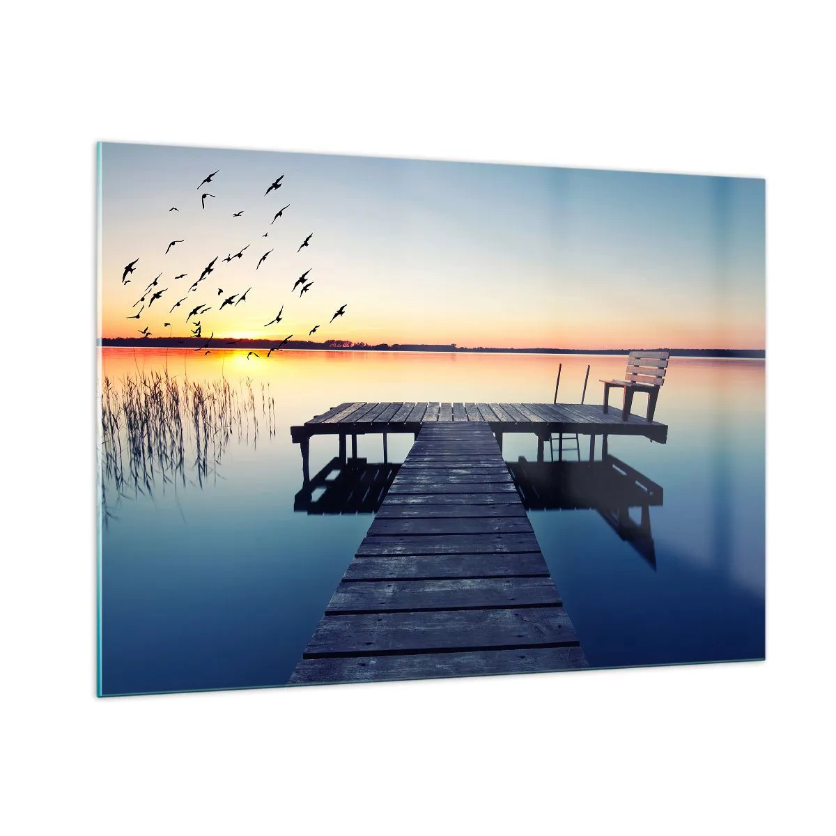Obraz na skle - To bol dobrý deň - 100x70 cm