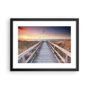 Plagát v čiernom ráme - Priestor pre vzostupy - 40x30 cm