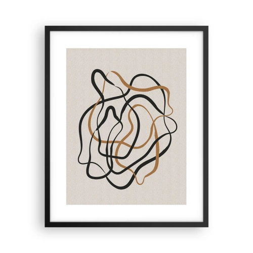 Plagát v čiernom ráme - Všetko sa pokrútilo - 40x50 cm