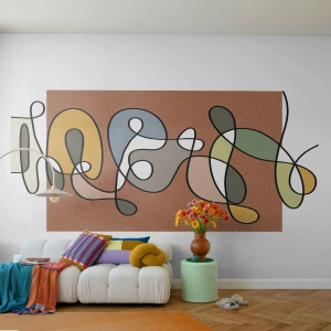 Fototapeta Premium Canvas - Abstrakcia, ktorá stojí za úsmev - Moderné, Abstrakcia, Kus - 100x70 cm