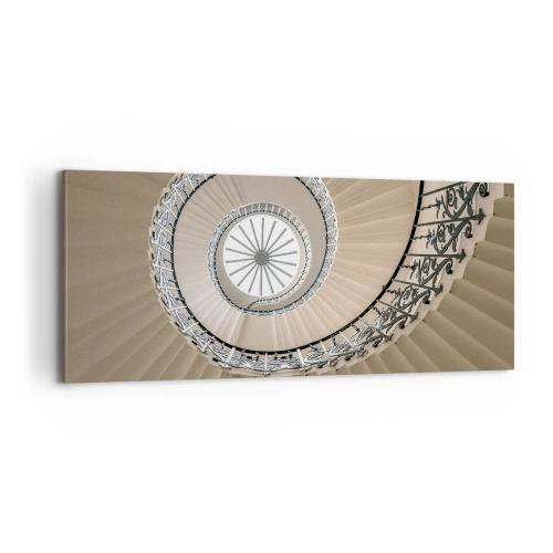 Obraz na plátne - Vnútri mušle - 100x40 cm