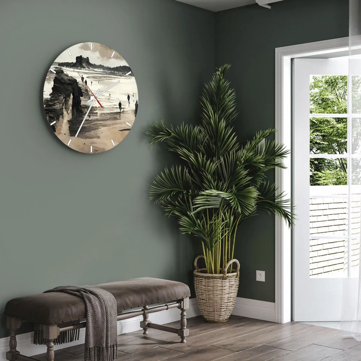 Nástenné hodiny - Vyvolaní - 40x40 cm