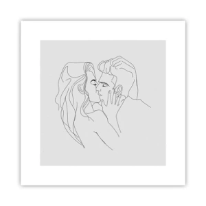 Plagát - Jedným ťahom - 30x30 cm