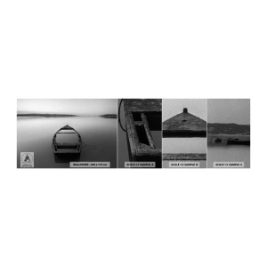 Vzorka fototapety Premium Sand - Túžba a melanchólia - Krajina, Jazero, čln - 100x30 cm