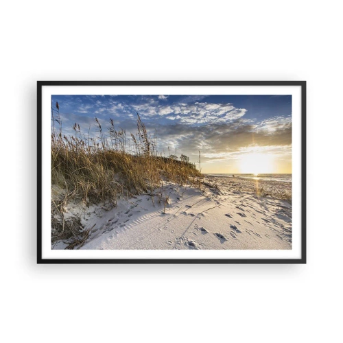 Plagát v čiernom ráme - Pozvánka na prechádzku - 91x61 cm