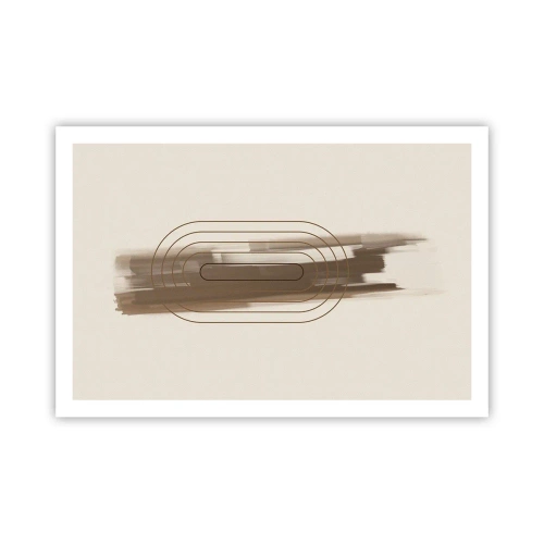 Plagát - Závan šedej - 91x61 cm