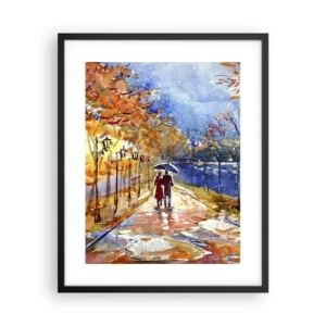 Plagát v čiernom ráme - Spoločne k hranici času - 40x50 cm